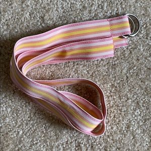 VINTAGE Y2k era J. Crew striped belt